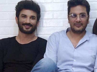 Sushant Singh Rajput with Mukesh Chhabra