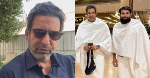 Sacred Space Invaded: Wasim Akram's Hajj Pilgrimage Marred by Fan Intrusion Sacred Space Invaded: Wasim Akram's Hajj Pilgrimage Marred by Fan Intrusion