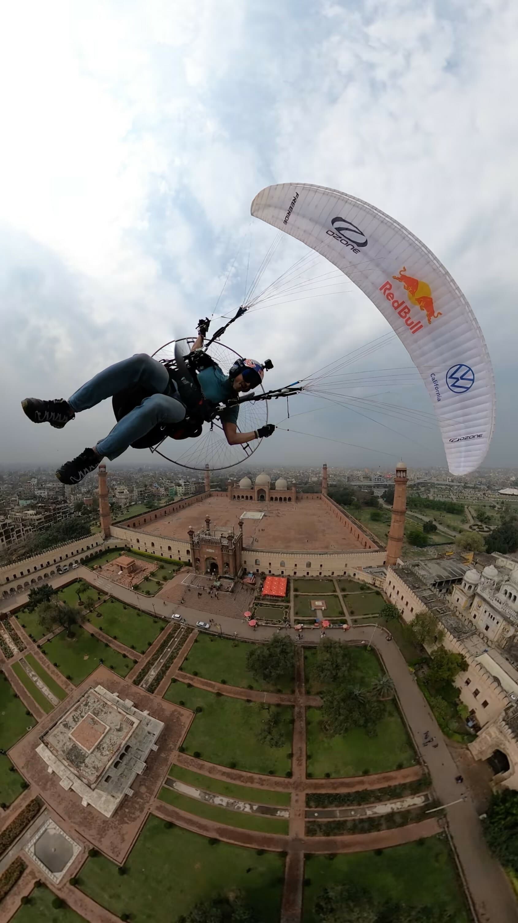 Red Bull's epic paramotor stunt wows PSL 8 finale